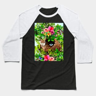 Nesting, Small Australian Bird Baseball T-Shirt